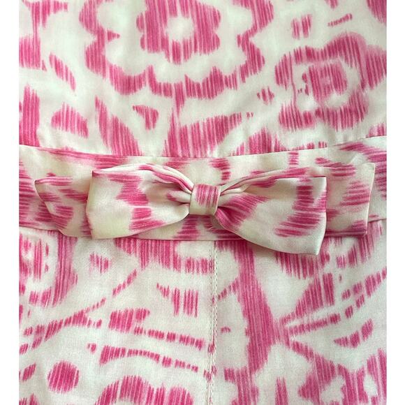 CYNTHIA HOWIE Vintage Silk Pink and Creme Floral Dress Size 6 NWT - Picture 2 of 9